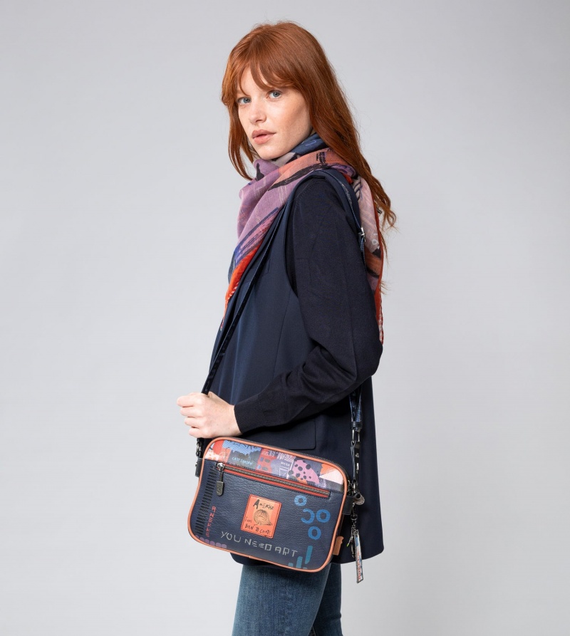 Geanta Crossbody Dama Anekke Contemporary 3 Compartment | 6148372-TV