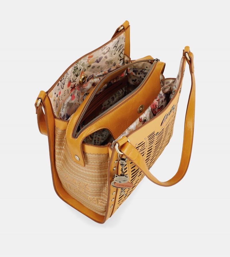 Geanta Crossbody Dama Anekke Nature Pachamama Ochre | 5794612-NX