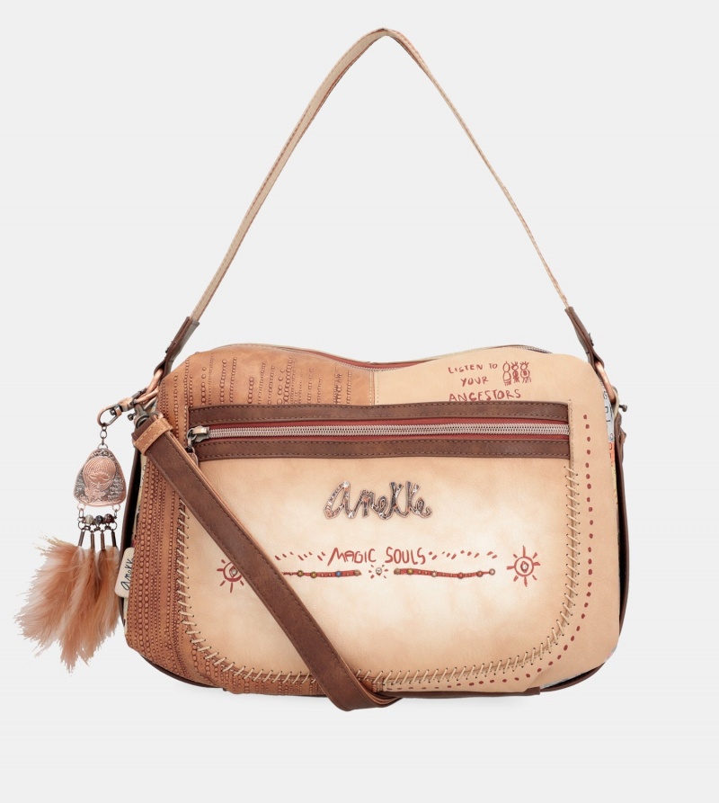 Geanta Crossbody Dama Anekke Tribe Large With Shoulder Curea | 9608174-TR