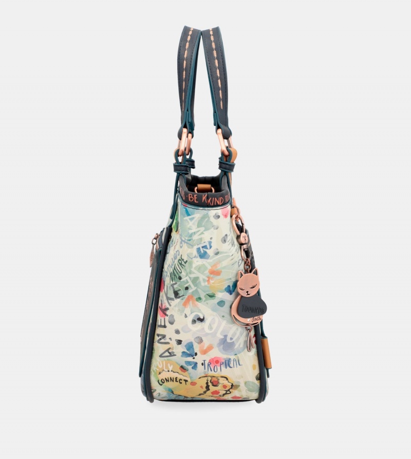 Geanta Tote Dama Anekke Nature Pachamama Printed | 7956023-UF