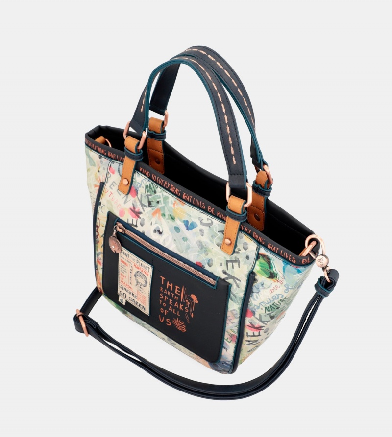 Geanta Tote Dama Anekke Nature Pachamama Printed | 7956023-UF