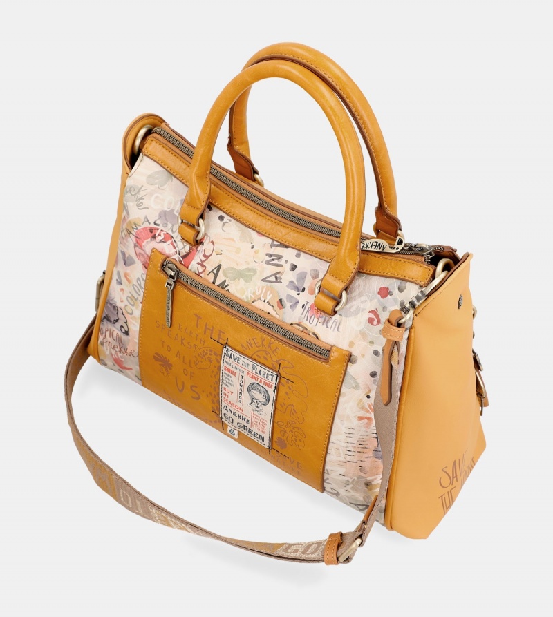 Geanta Tote Dama Anekke Nature Pachamama Ochre Doctor Purse | 9436851-SO