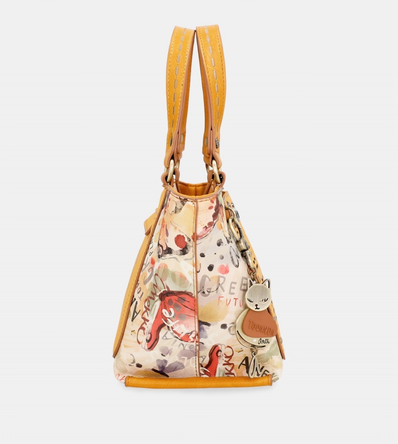 Geanta Tote Dama Anekke Nature Pachamama Ochre | 6904283-MZ