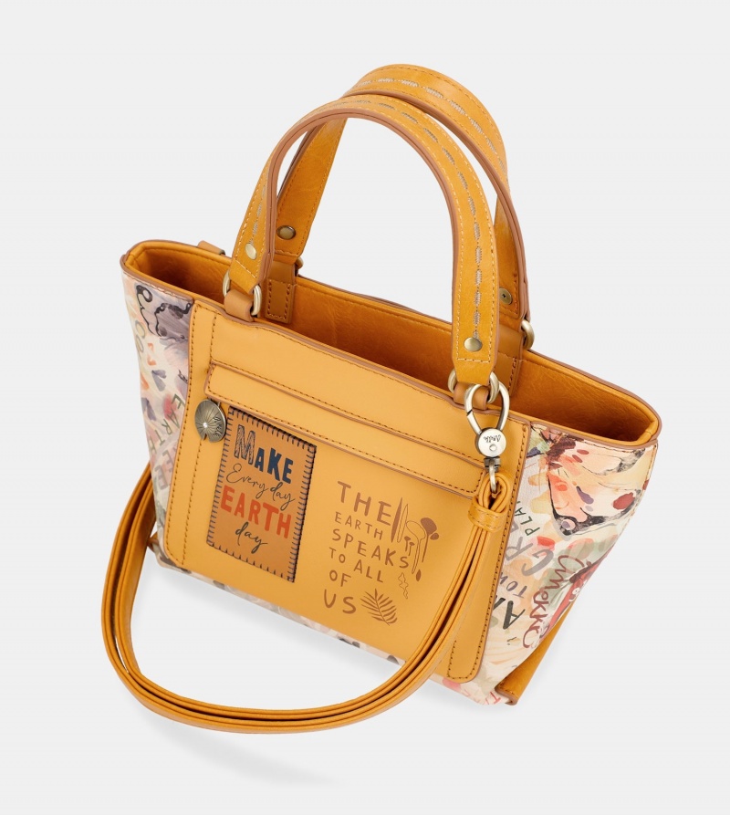 Geanta Tote Dama Anekke Nature Pachamama Ochre | 6904283-MZ