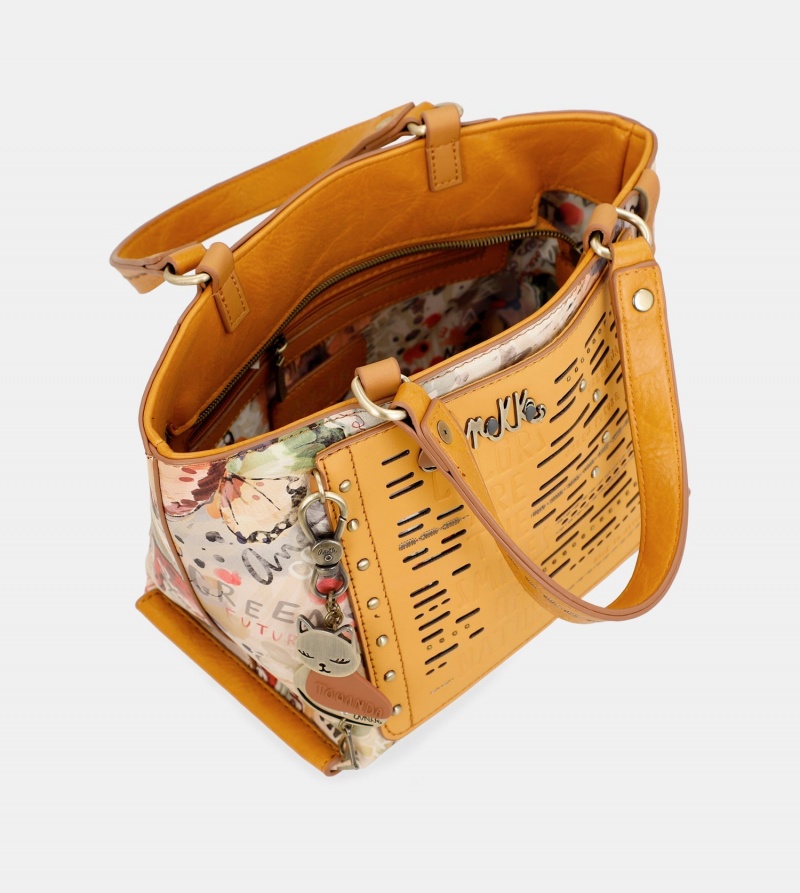 Geanta Tote Dama Anekke Nature Pachamama Ochre | 6904283-MZ