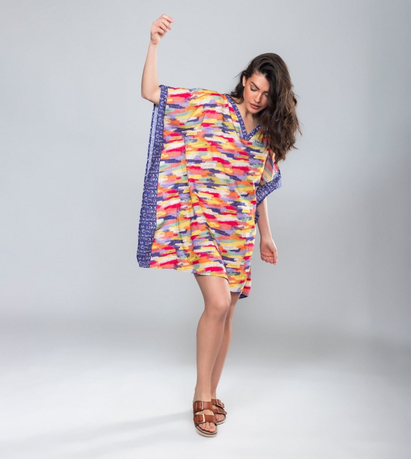 Rochie Dama Anekke Kene Print Kaftan | 8906514-PC