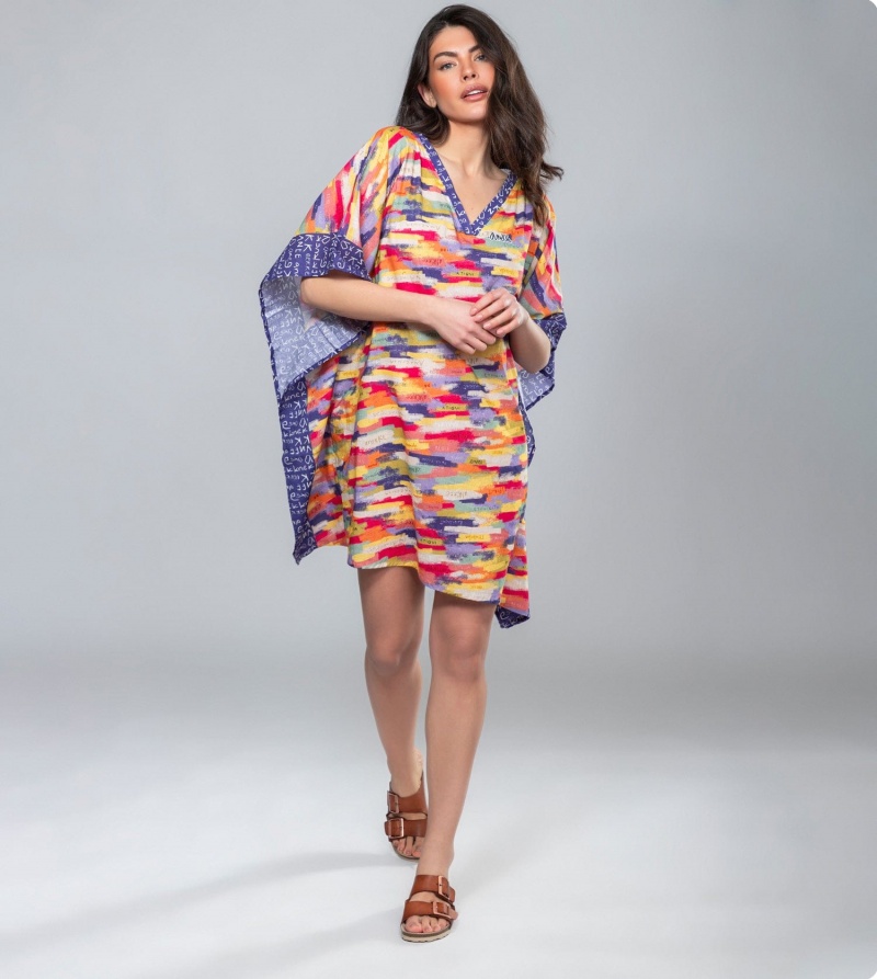 Rochie Dama Anekke Kene Print Kaftan | 8906514-PC